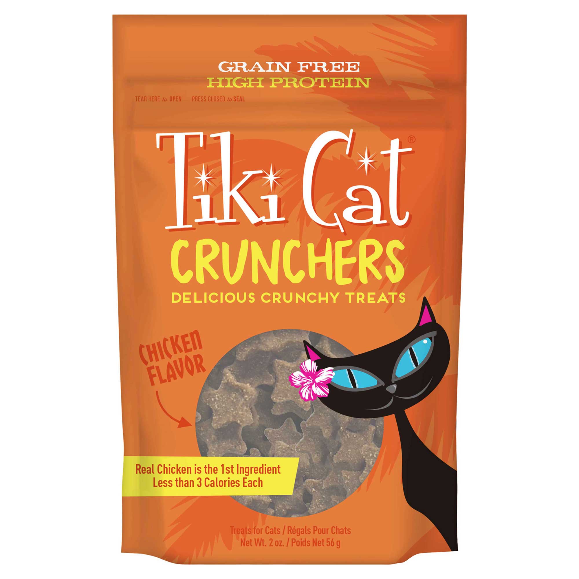 Tiki Cat Treat Crunchy Chicken and Pumpkin, 2 Ounces