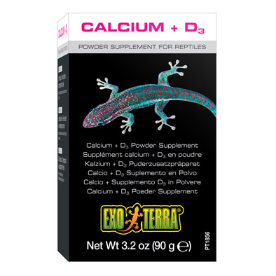 Exo Terra Hba Calcium/d3 Pwdr Supplement 3.2ea