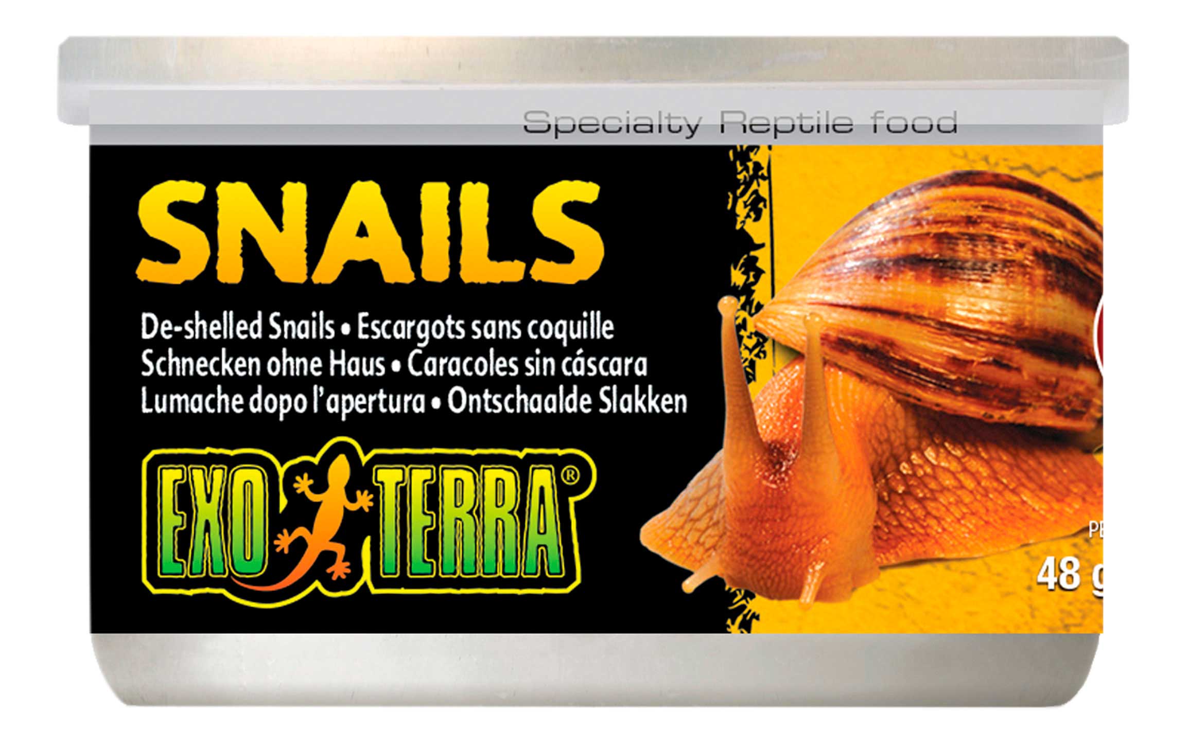 Exo Terra Snails, Unshelled, 1.7 Ounces