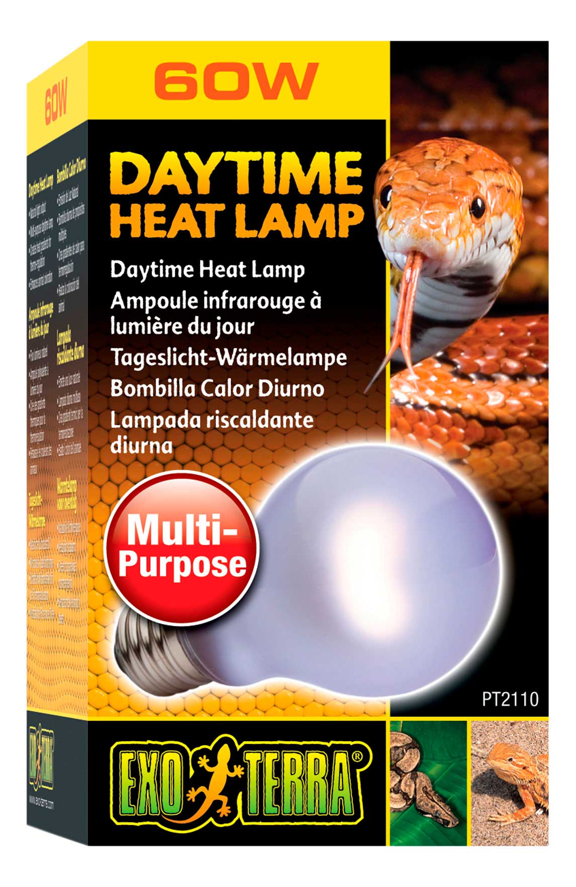 Exo Terra Daytime Heat Lamp 60w 1ea