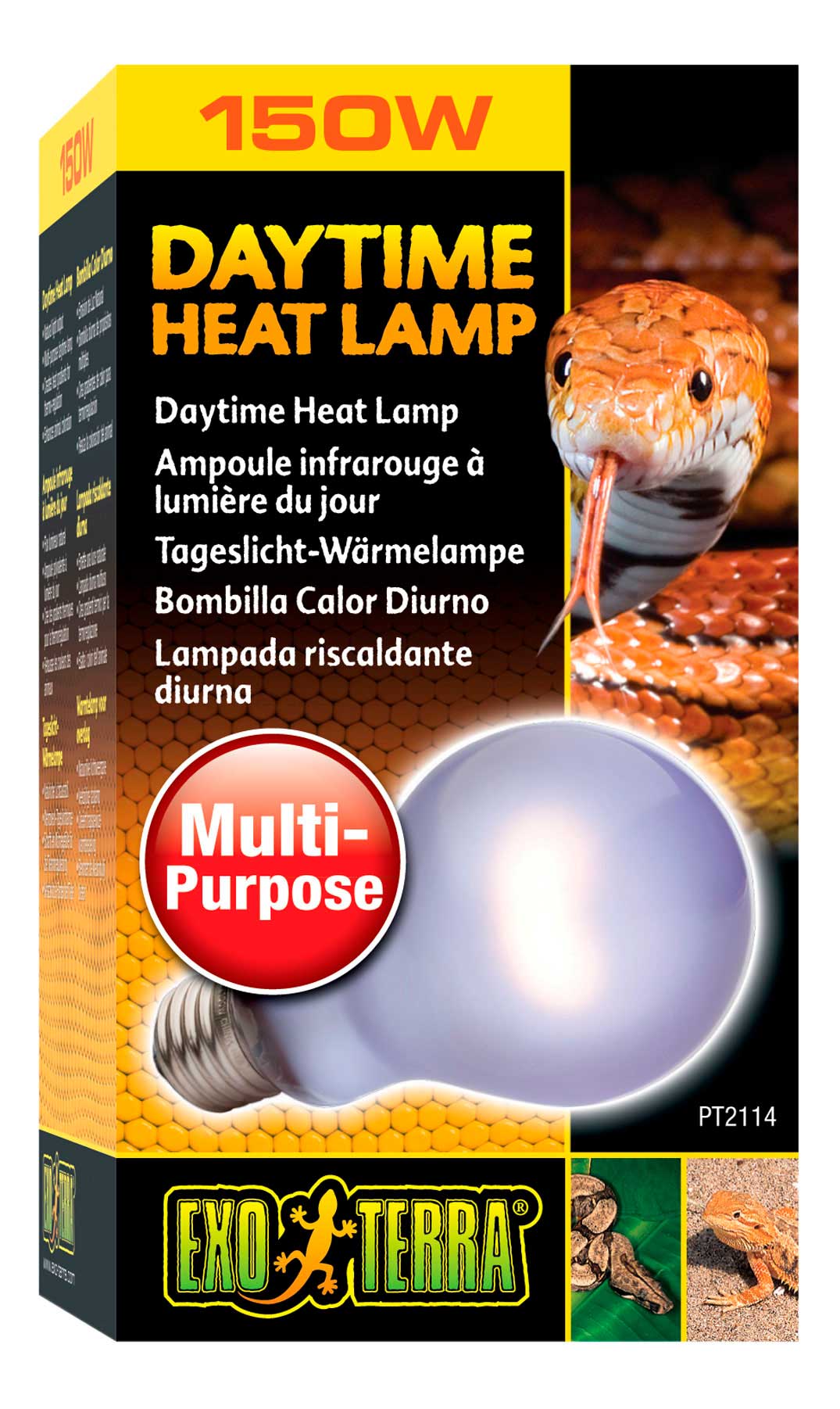 Exo Terra Daytime Heat Lamp A21 / 150 Watt