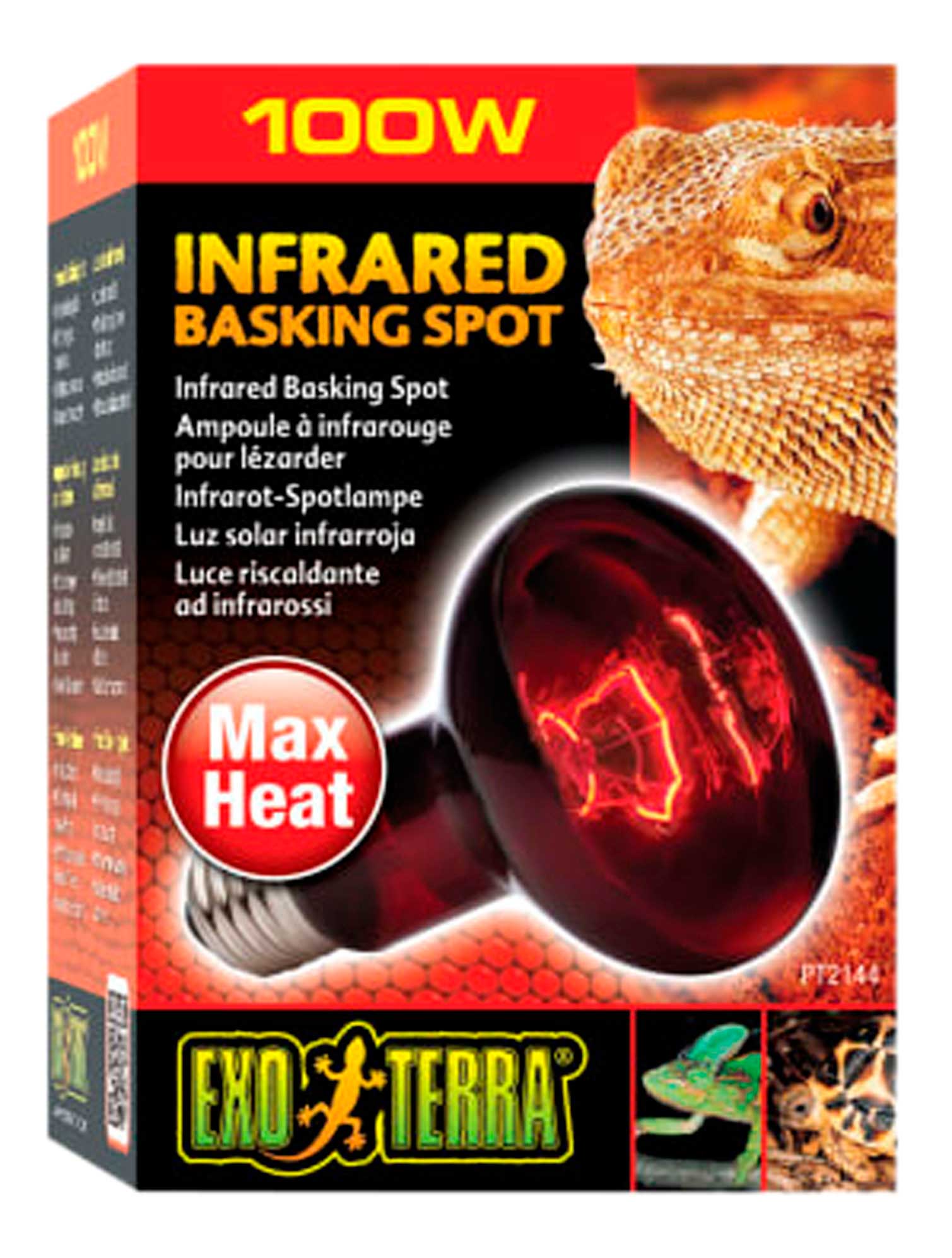 Exo Terra Reptile Heat/light Basking Infrared Spot 100w 1ea