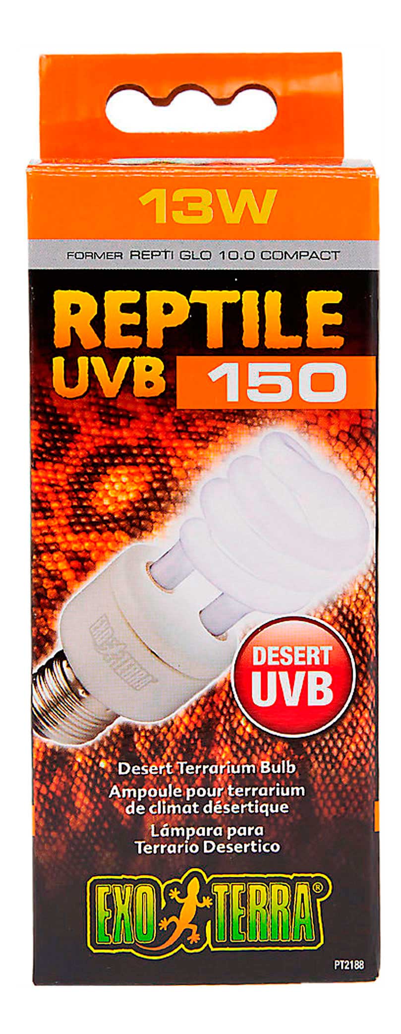 Exo Terra Reptile Heat/light Light Uvb 150 Desert 13w 1ea