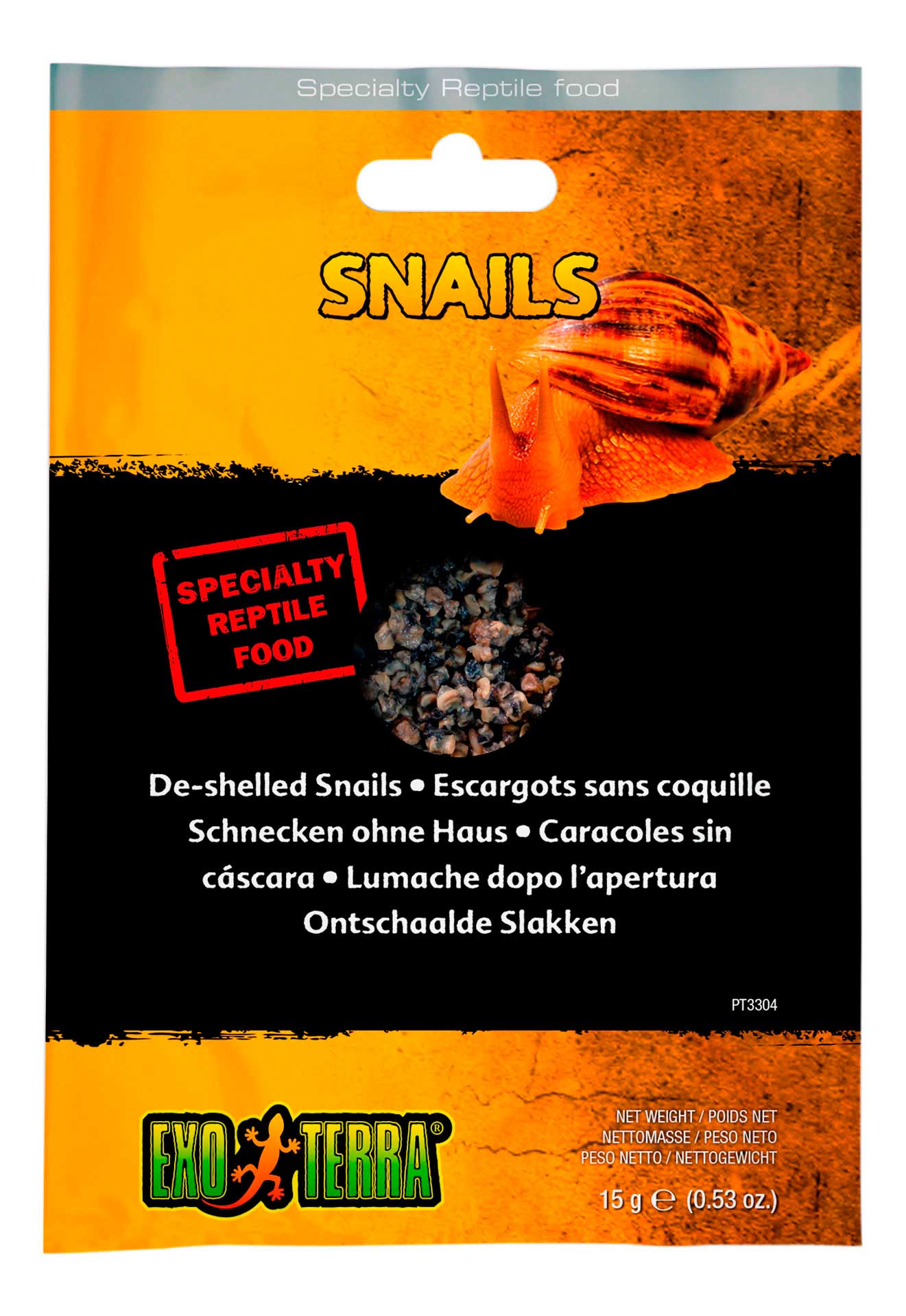 Exo Terra Reptile Food Snails 0.53oz