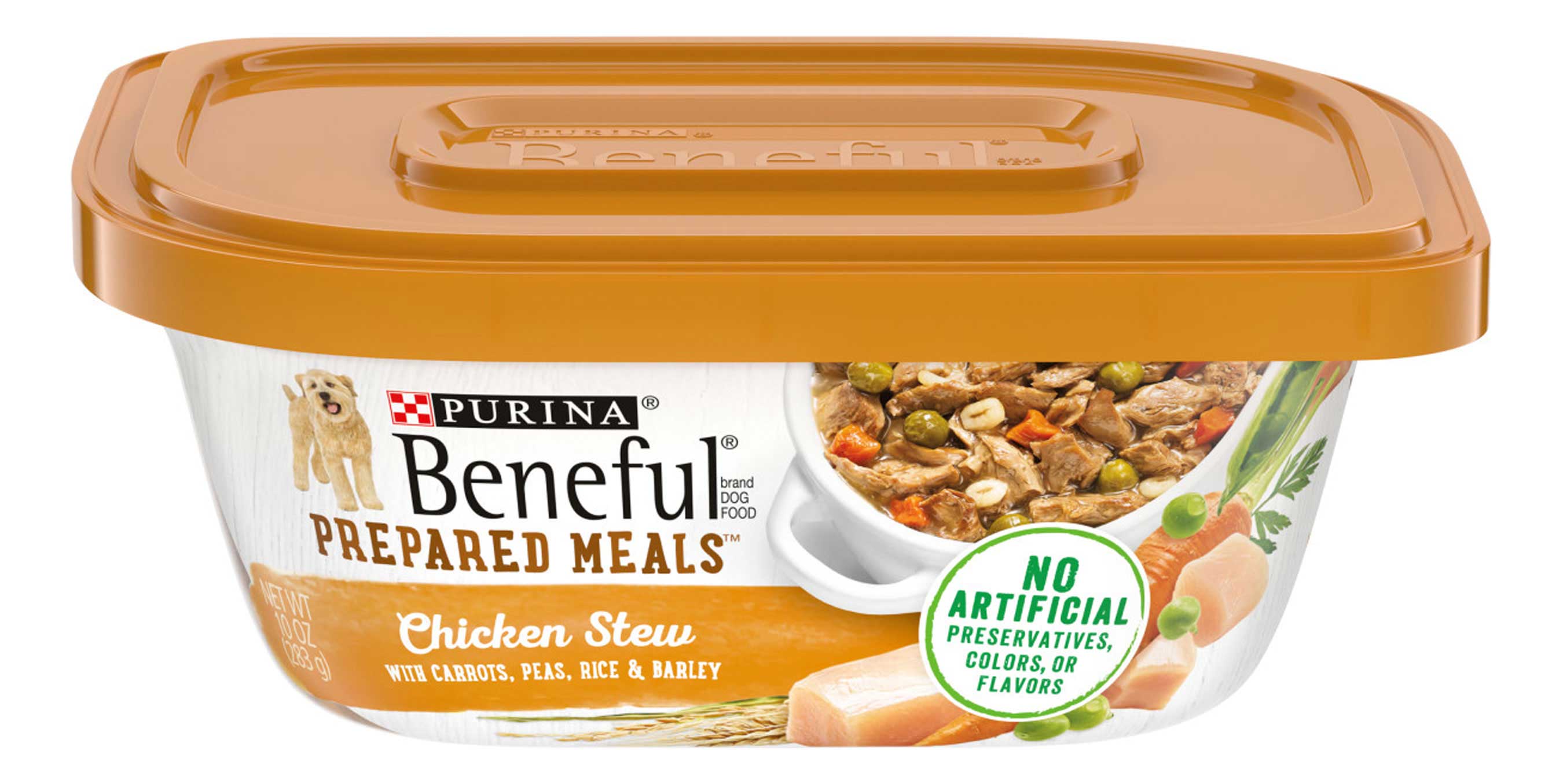 Purina Beneful Prepared Meals Chicken Stew Adult Wet Dog Food - 10 Ounce Tub