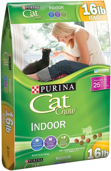 Purina Cat Chow Indoor Adult Dry Cat Food - 15 Pound Bag