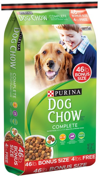 Purina Dog Chow Complete Dog Food Bonus Size, 46 Pound Bag