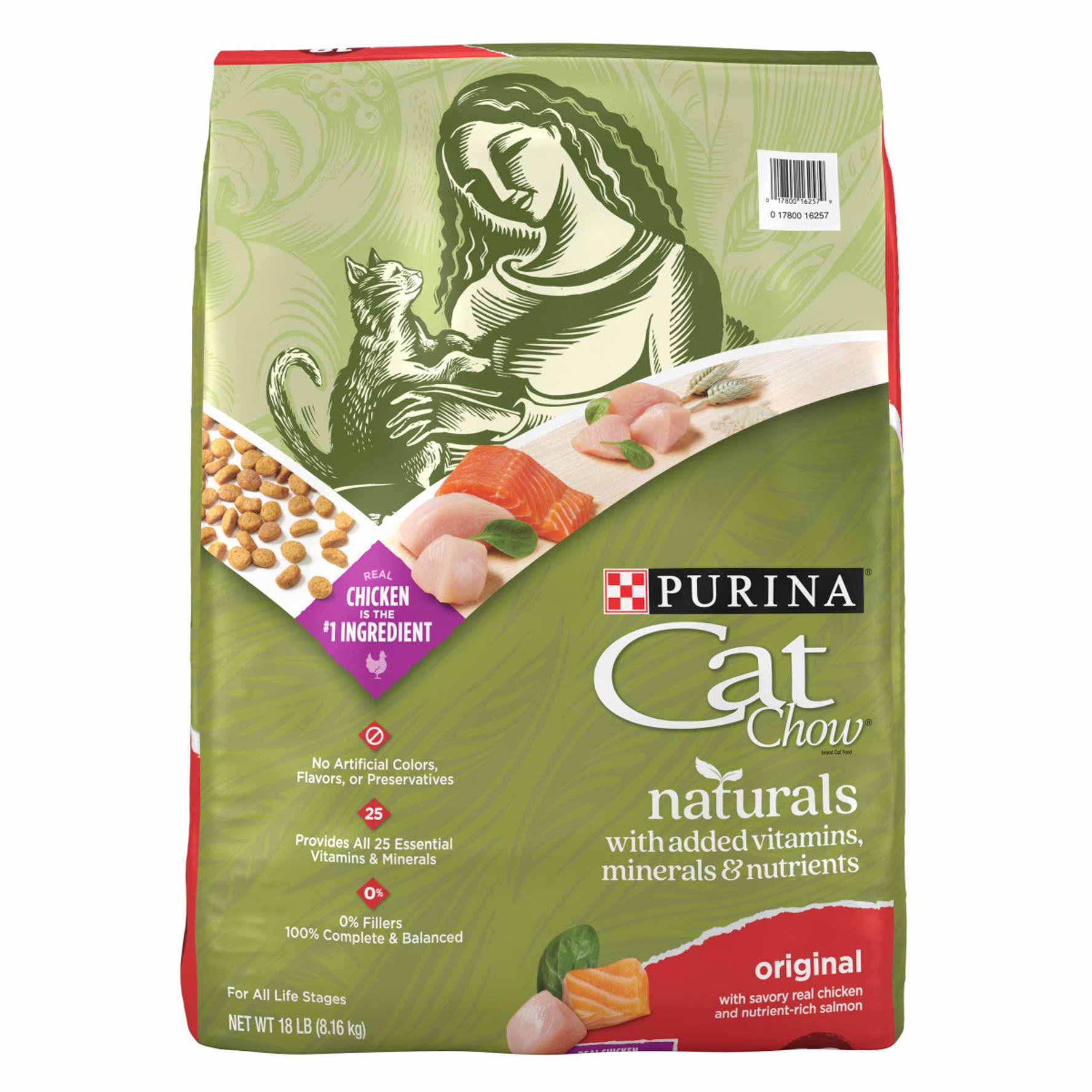 Purina Cat Food Cat Chow Naturals 18lb