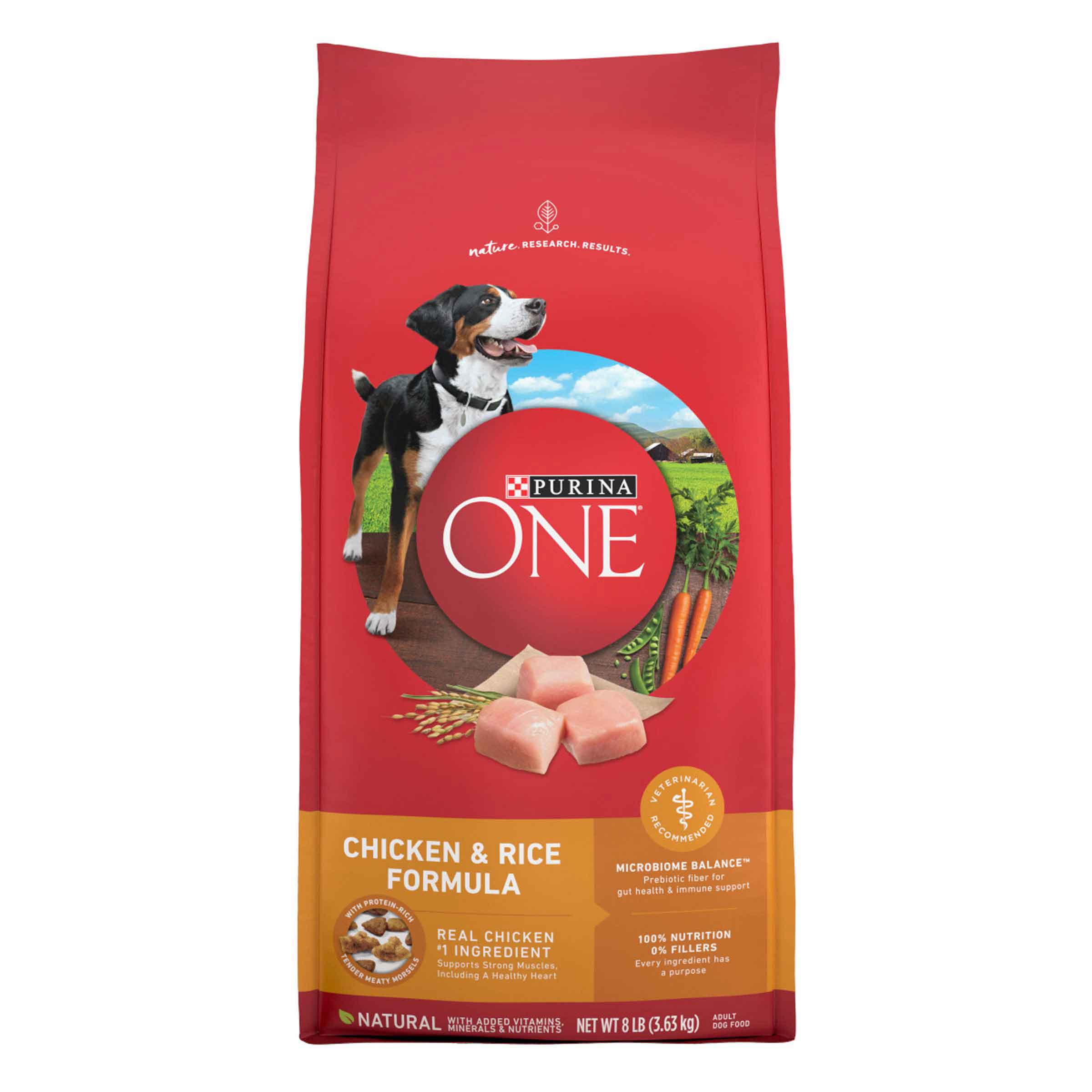 Purina One Dog Food Adult Chicken/rice 8lb