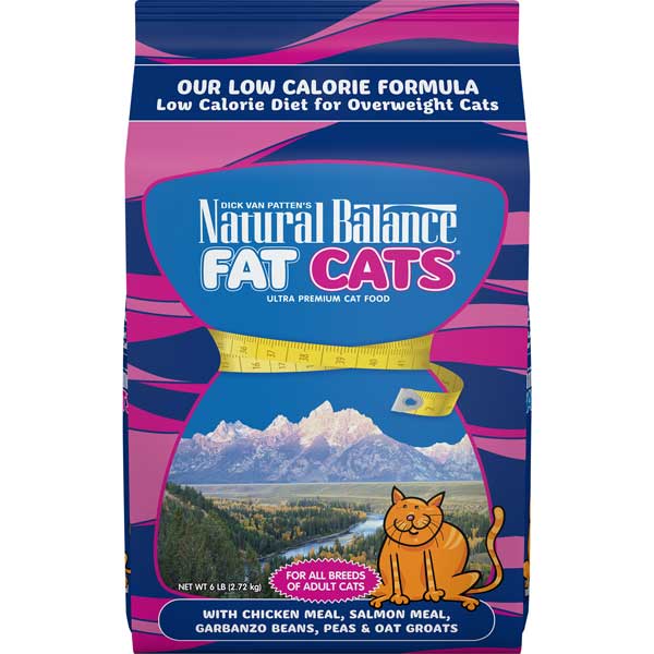 Natural BalanceÂ® Fat CatsÂ® Low Calorie Dry Cat Formula, 6 Pound Bag