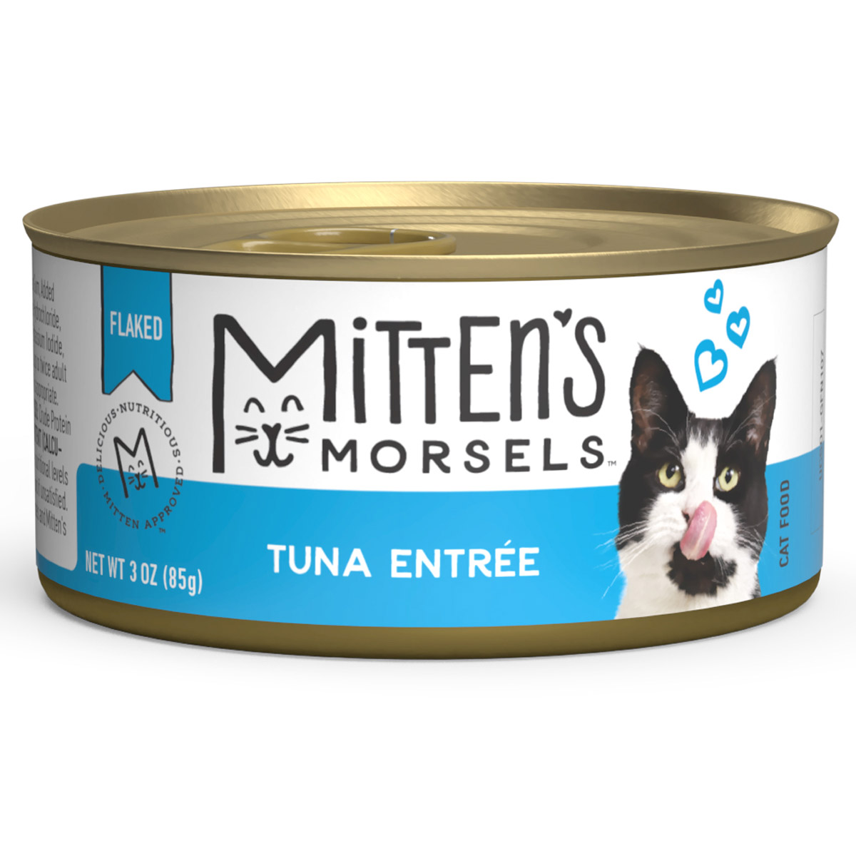 Mittens Morsels Flaked Tuna Entree Wet Cat Food, 3 Ounces