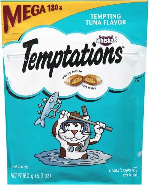 Temptations Cat Treat Mega Tempt Tna 6.35oz