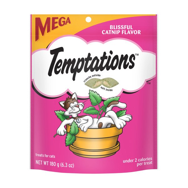 Temptations Cat Treat Mega Catnip 6.35oz