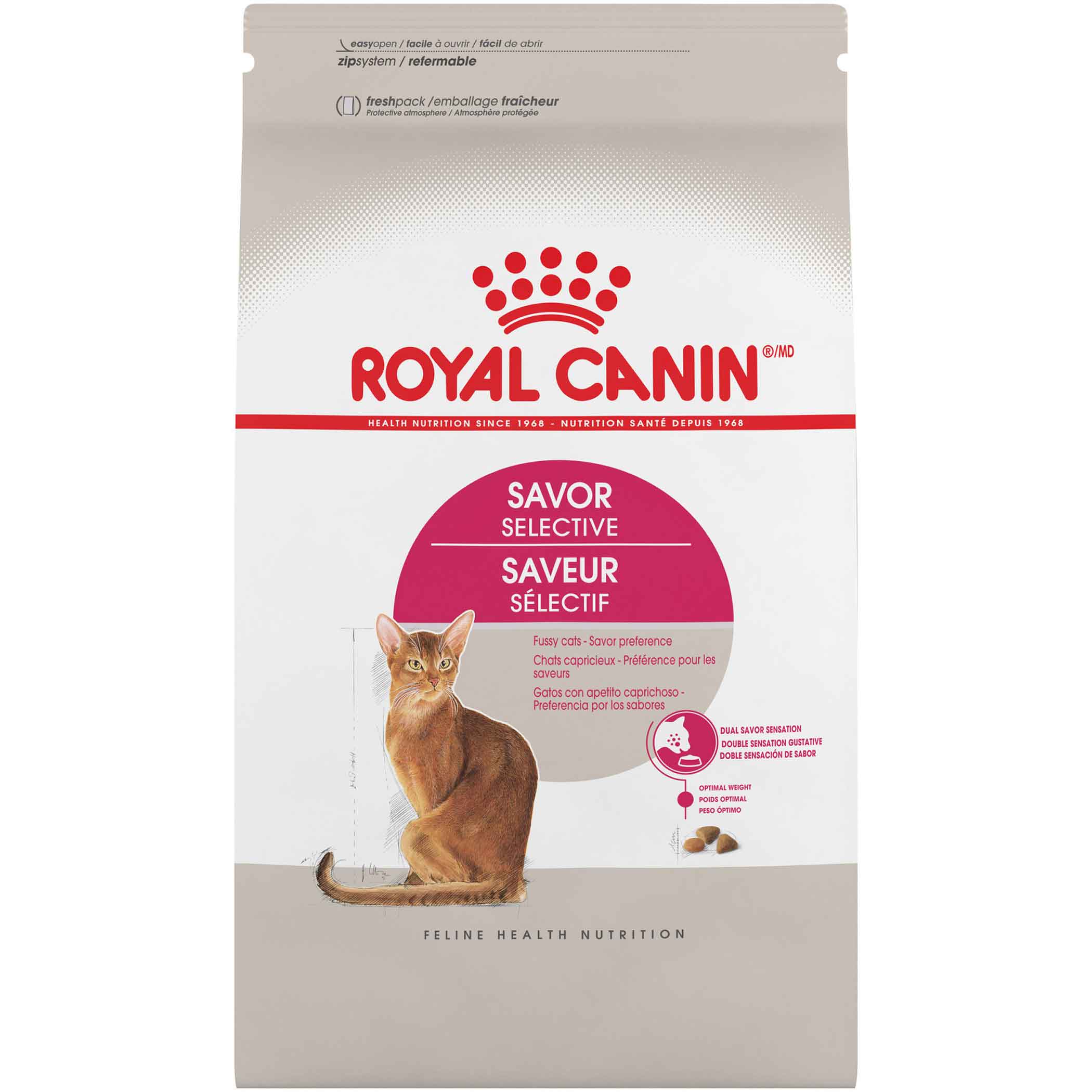 Royal Canin Savor Selective Adult Dry Cat Food, 6 Pounds