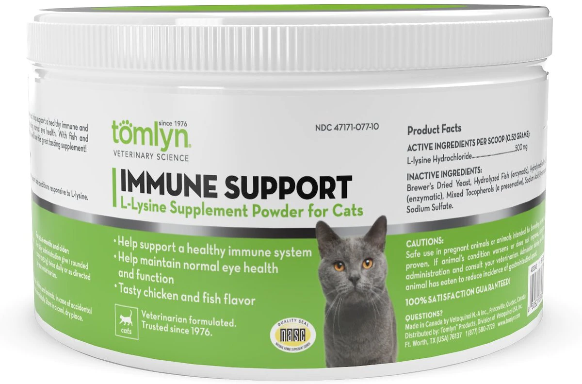 Tomlyn Immune Support L-lysine Powder 3.5oz