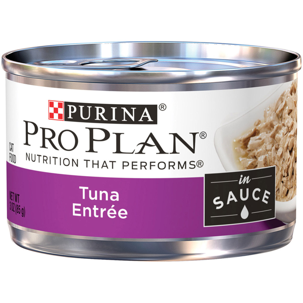 Purina Pro Plan Tuna Entree in Sauce Adult Wet Cat Food - 3 Ounce Pull-Top Can
