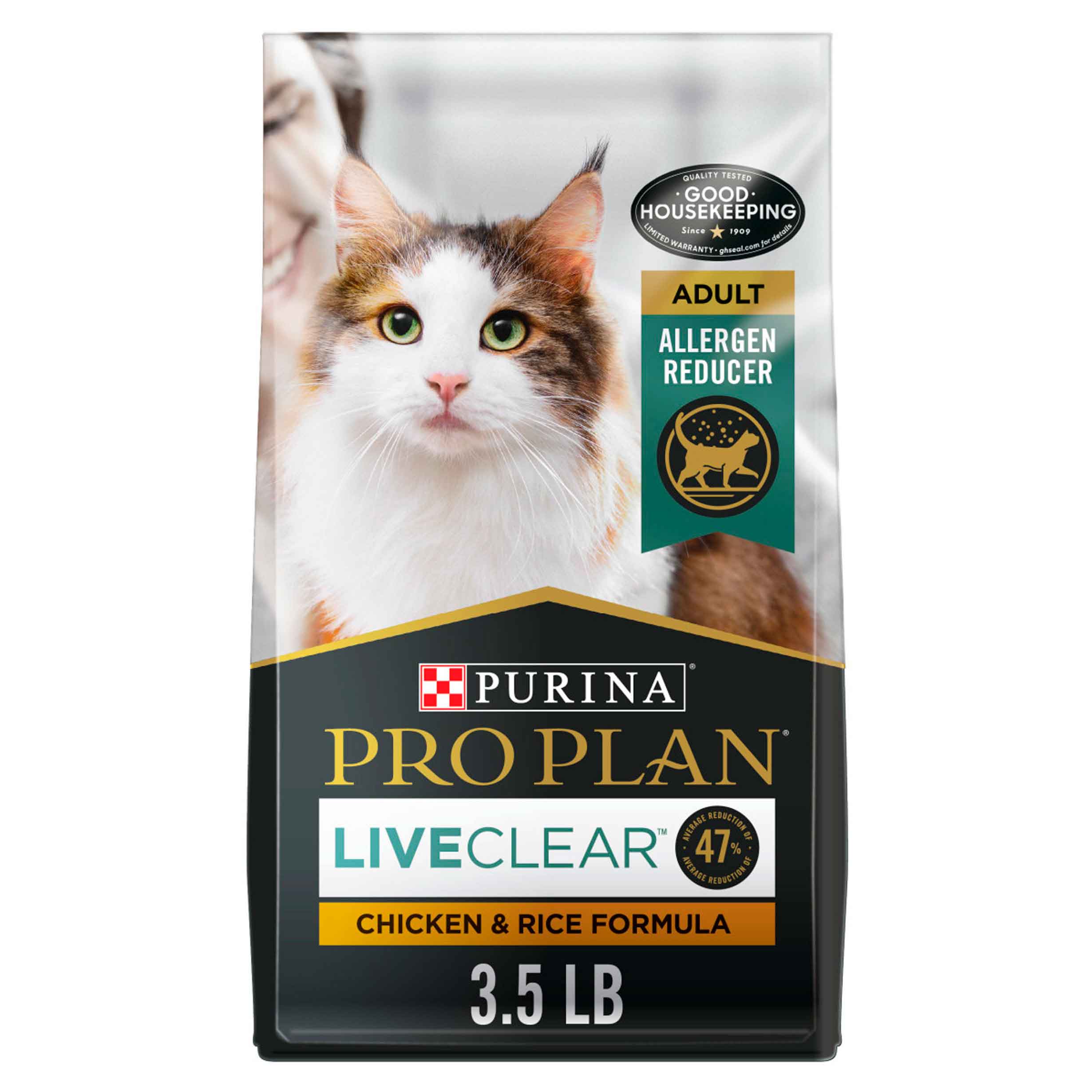 Pro Plan Cat Food Liveclear Ad Chk/rice 3.5lb