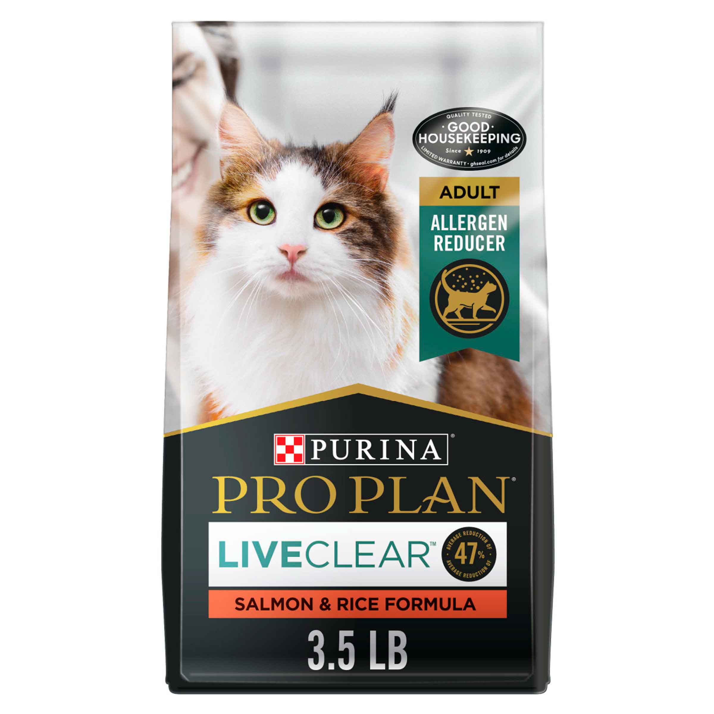 Pro Plan Cat Food Liveclear Ad Sal/rice 3.5lb