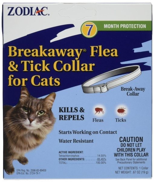 Zodiac Breakaway Flea & Tick Collar for Cats, 7 Months