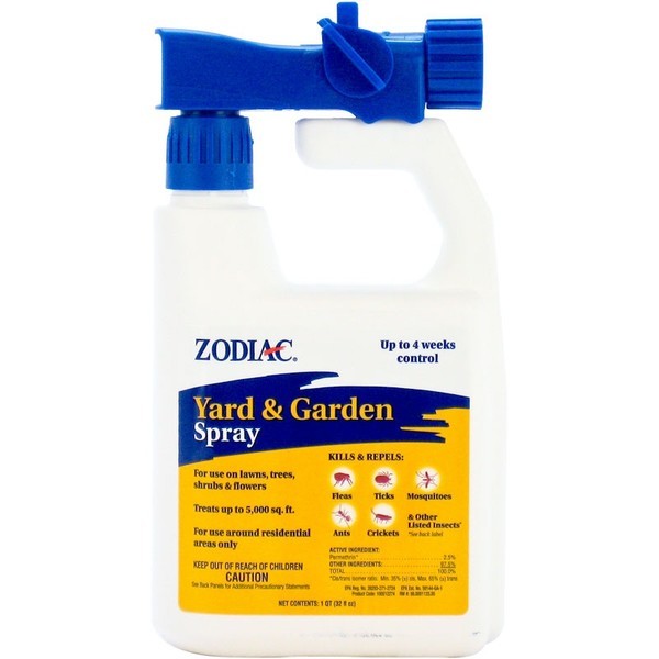 Zodiac Flea and Tick Yard & Garden Spray, 32 Ounces