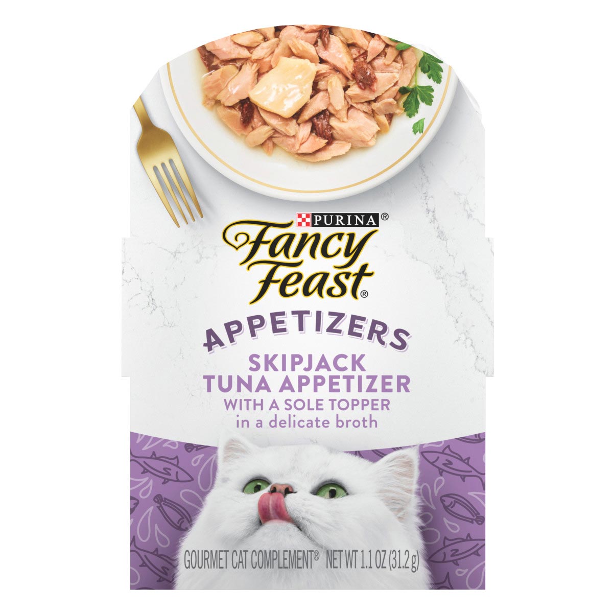 Fancy Feast Appetizers Skipjack Tuna/sole Topper 1.1oz