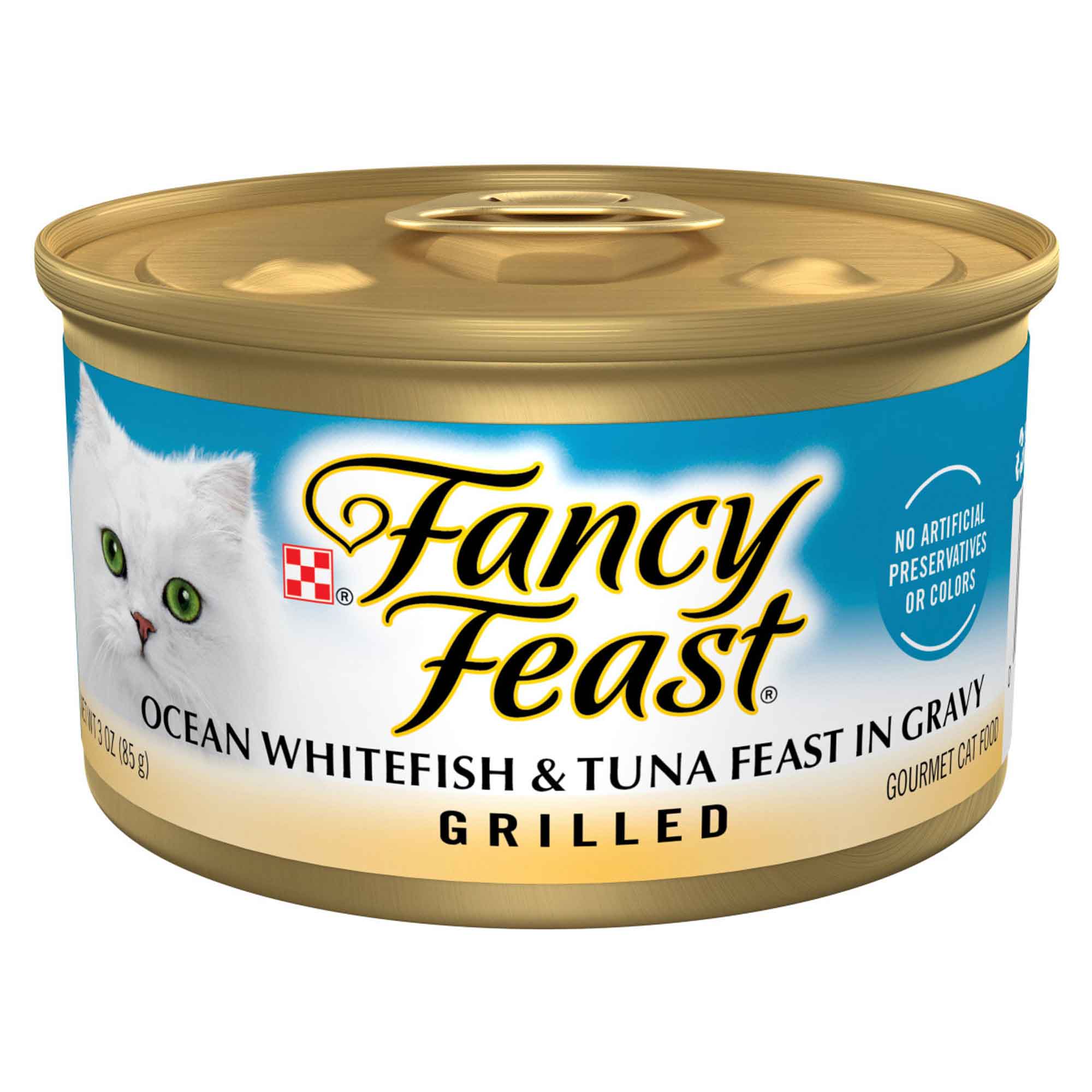 Fancy Feast Cat Food Grilled Ocean Whtfsh/tuna 3oz