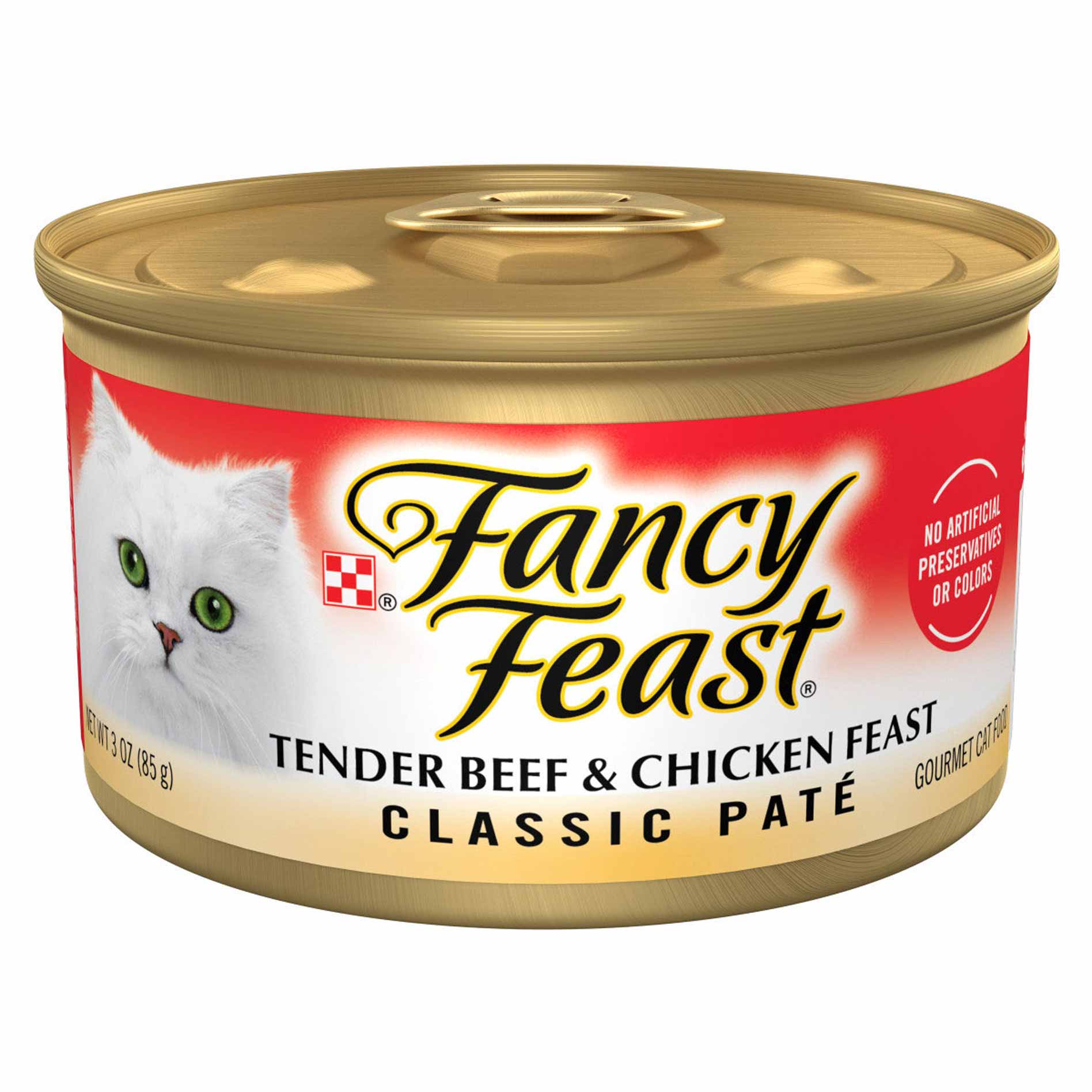 Fancy Feast Cat Food Beef/chicken 3oz