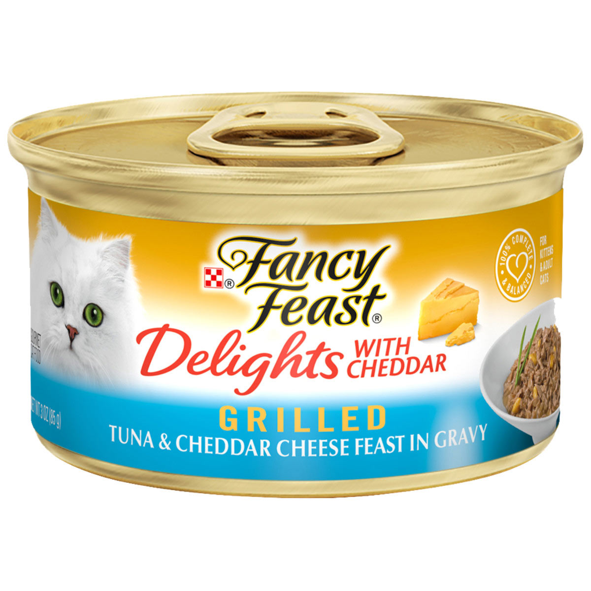 Fancy Feast Cat Food Grilled Tuna/cheese 3oz