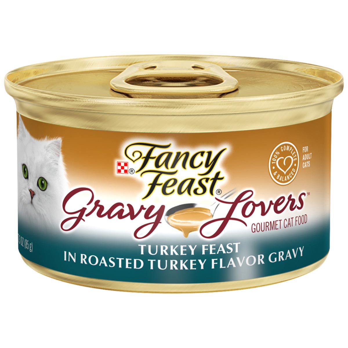 Fancy Feast Cat Food Gravy Lovers Turkey Feast 3oz