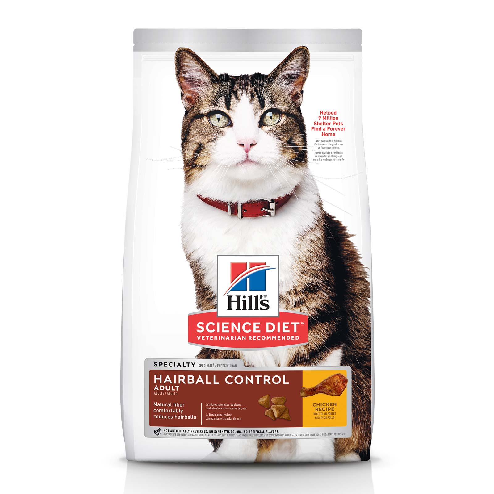 Science Diet Cat Food H-ball Control Adult 3.5lb