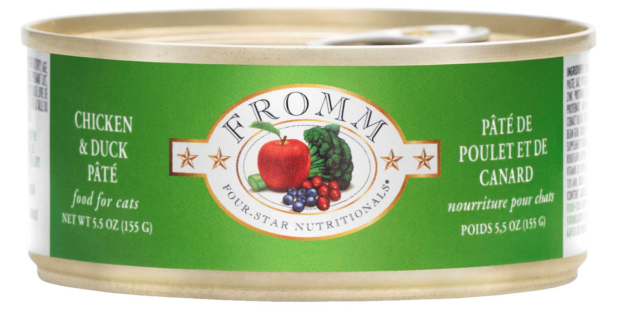 Fromm Cat Food 4-star Duck/chicken Pate 5.5oz