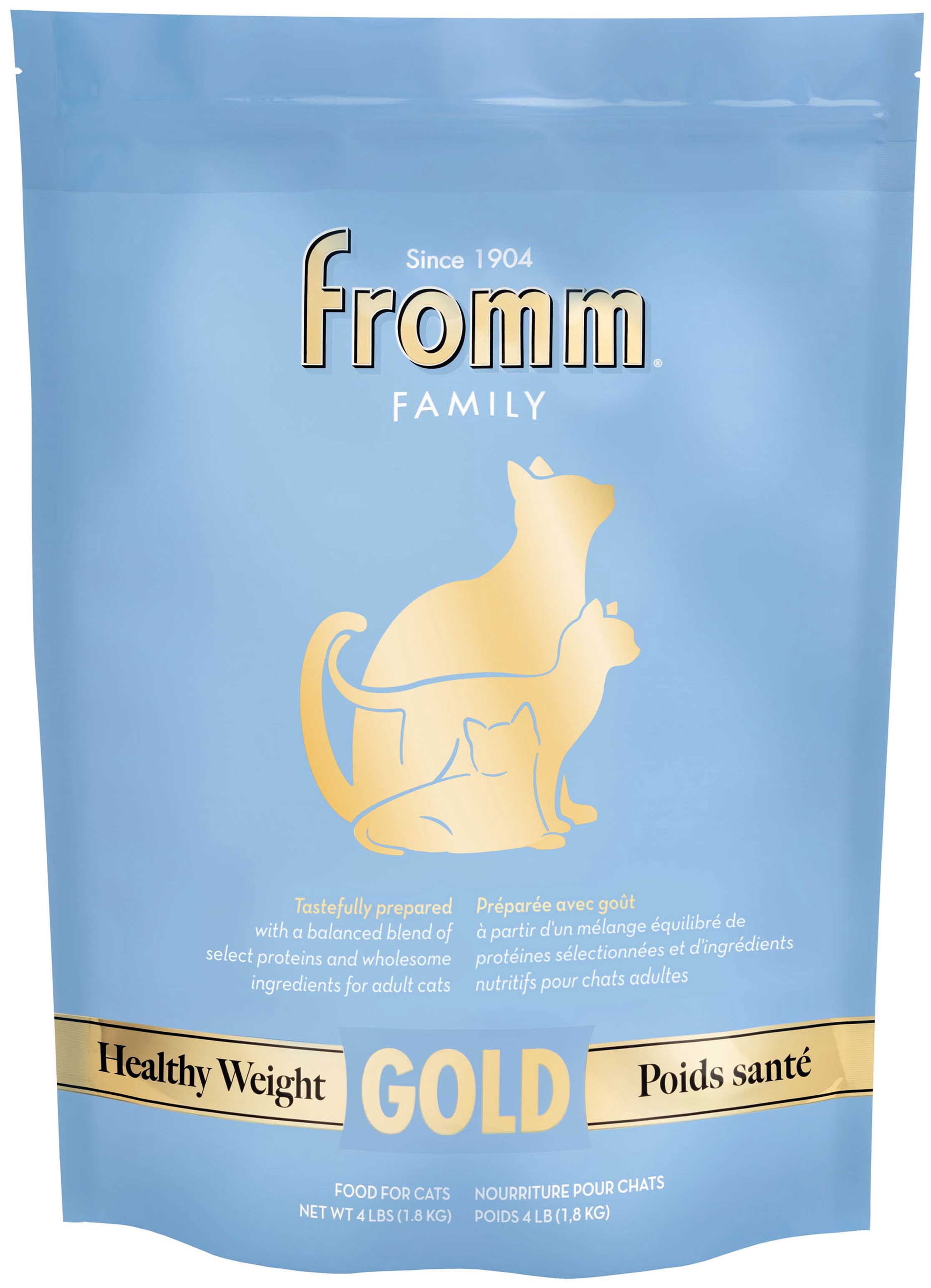 Fromm Gold Healthy Weight Gold Dry Cat Food, 4 Pounds