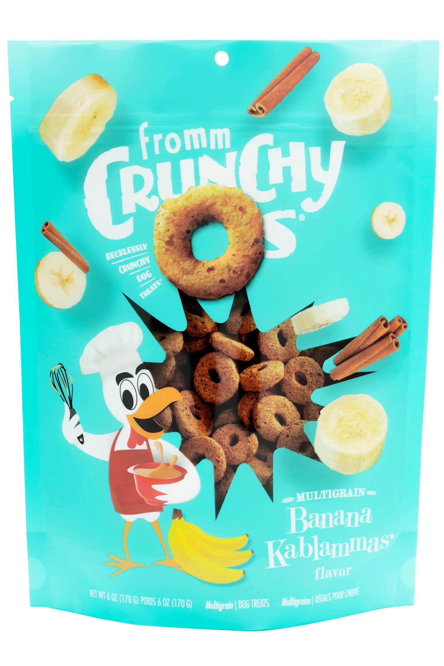 Fromm Dog Treat Crunchy O Banana Kablammas 6oz
