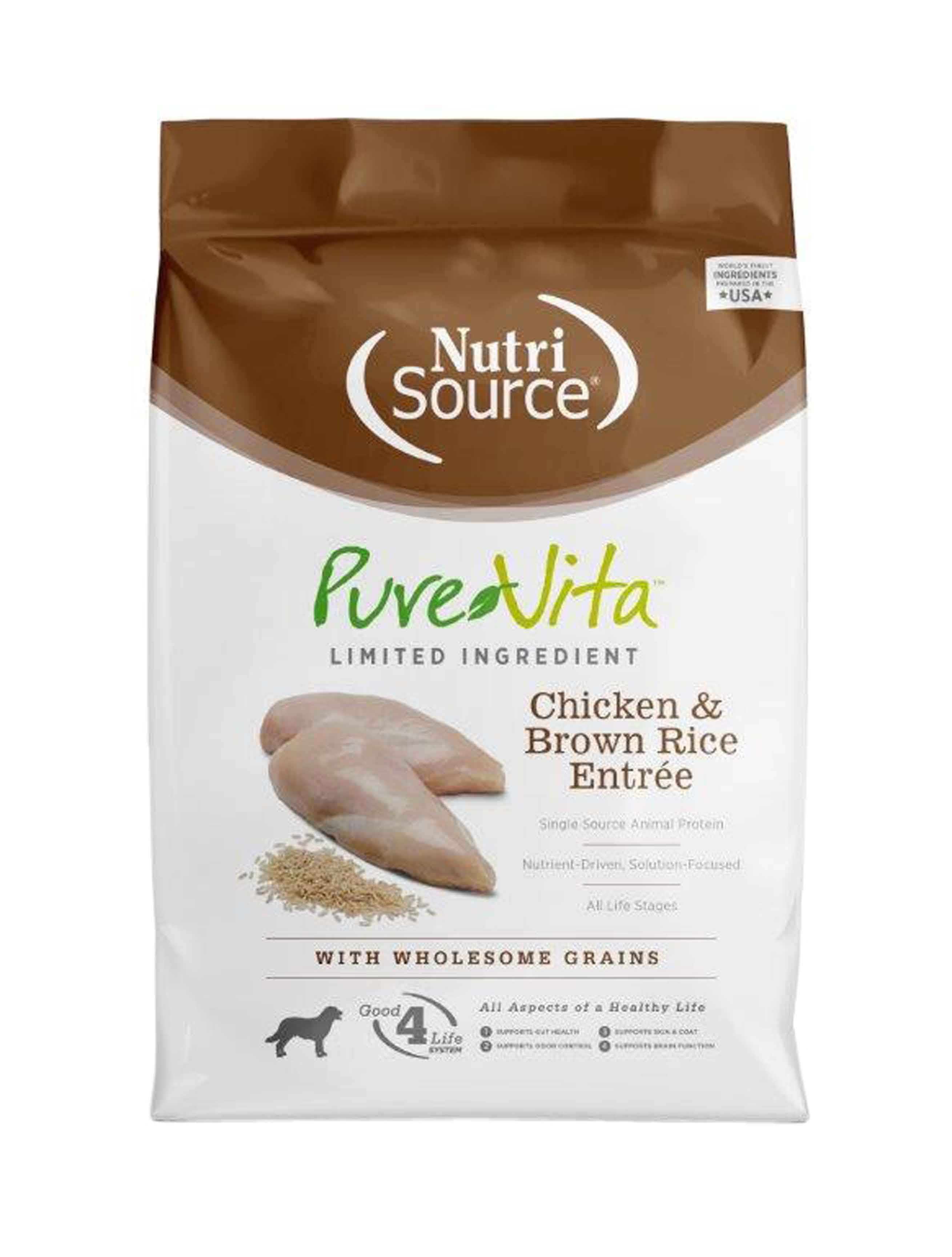 PureVita™ Chicken and Brown Rice Dry Dog Food, 5 Pounds