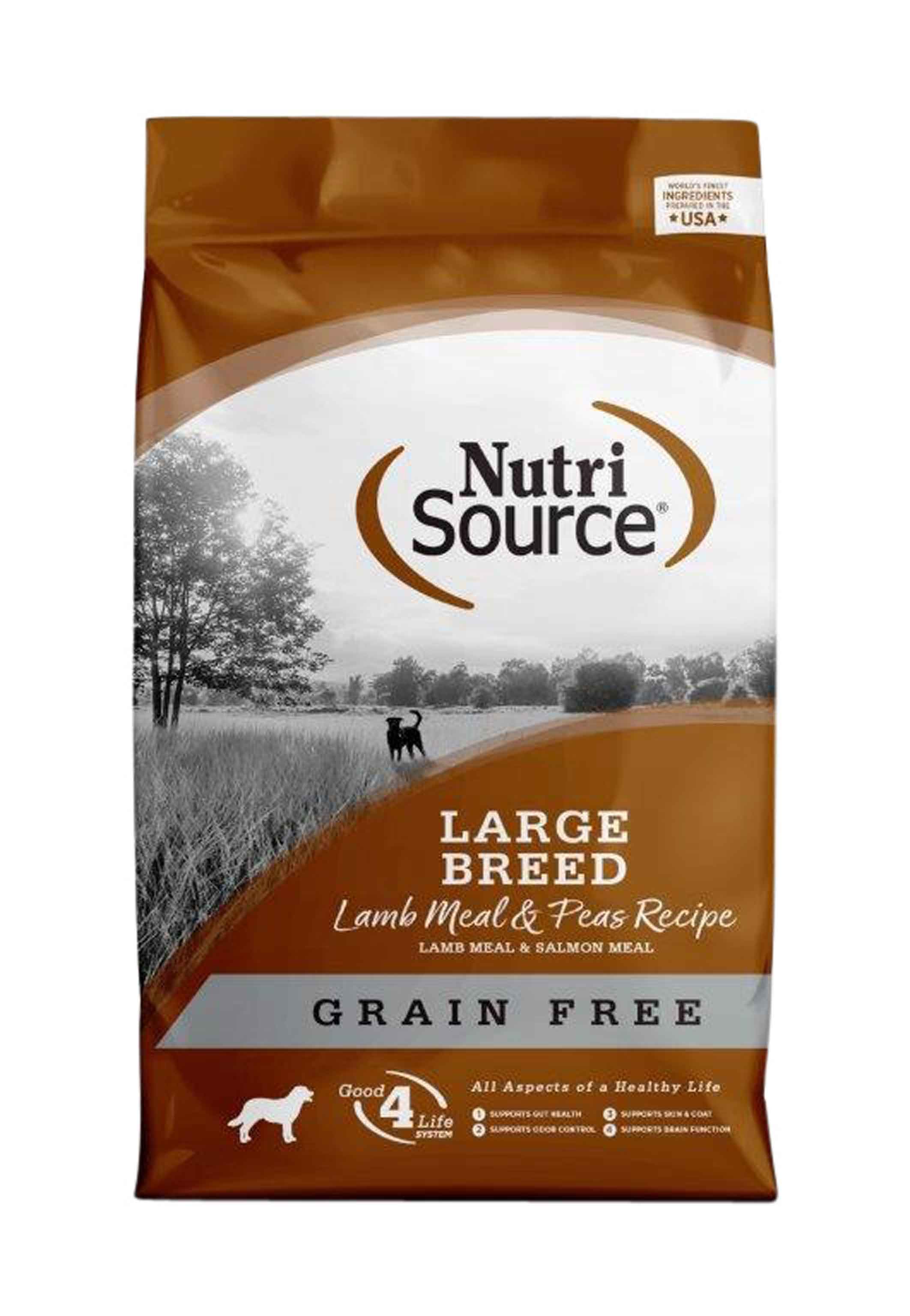 NutriSource Dog Food Grain Free Lamb Large Breed, 30 Pounds