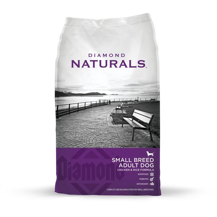 Diamond Naturals Small Breed Adult Dog Chicken & Rice Formula, 6 pound bag