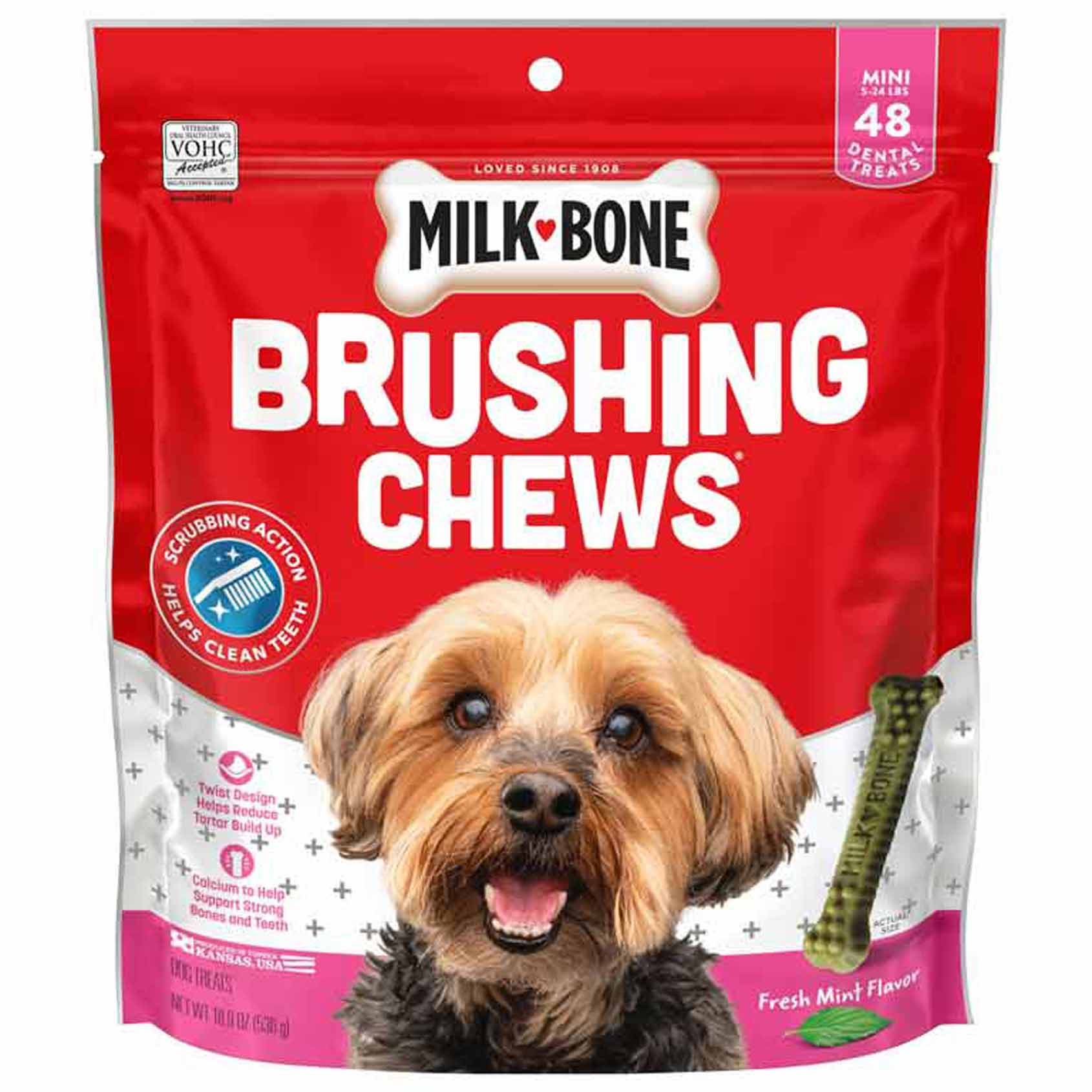 Milkbone Brushing Chews Mini Fresh Value 18.9oz