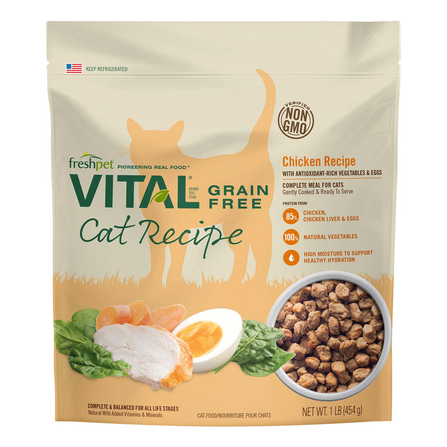 Vital Cat Food Chicken Recipe 1lb