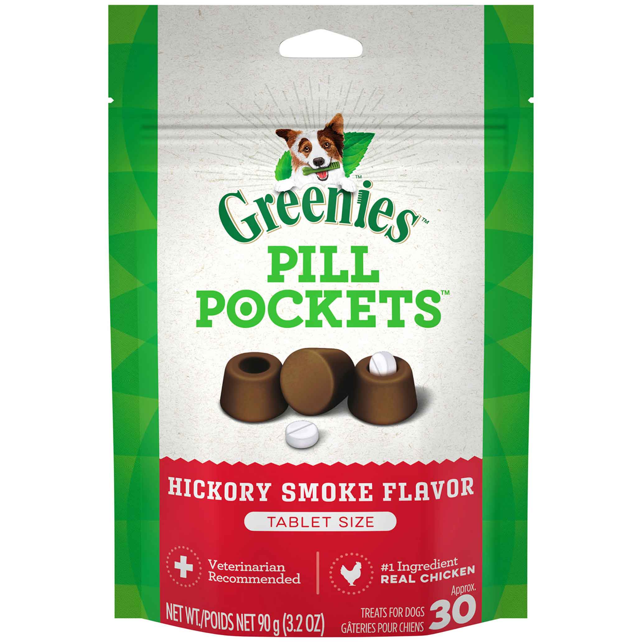 Greenies Canine Pill Pocket Hckry Tablet 3.2oz