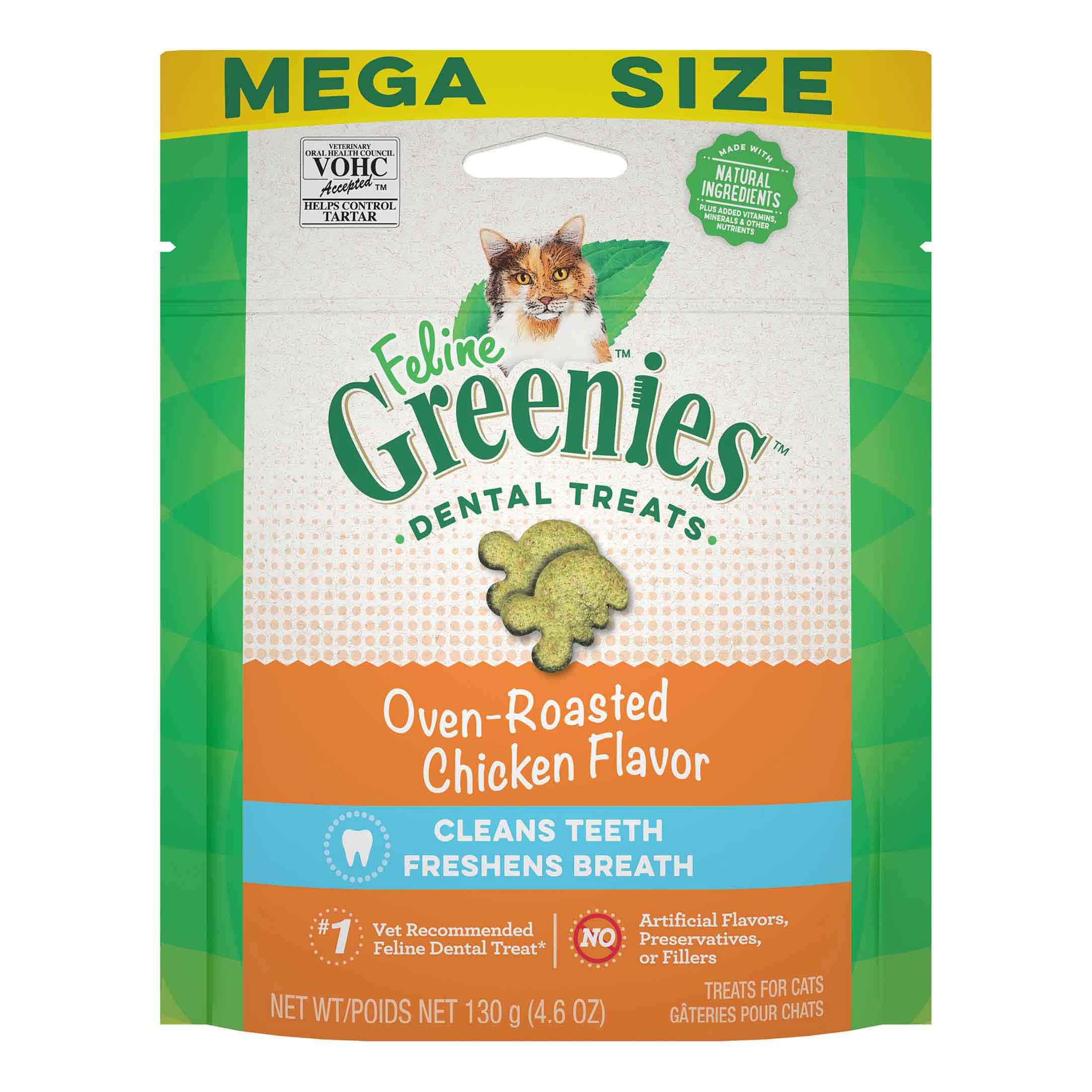 Feline Greenies Mega Size Chicken 4.6oz