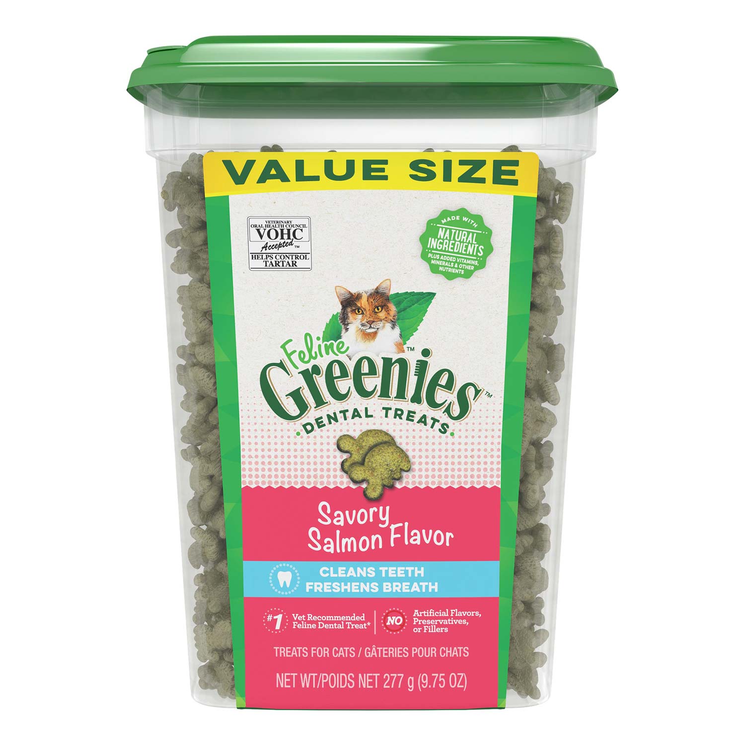 Feline Greenies Value Size Savory Salmon 9.75oz