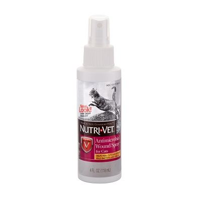 Nutri-vet Wound Spray For Cats 4oz