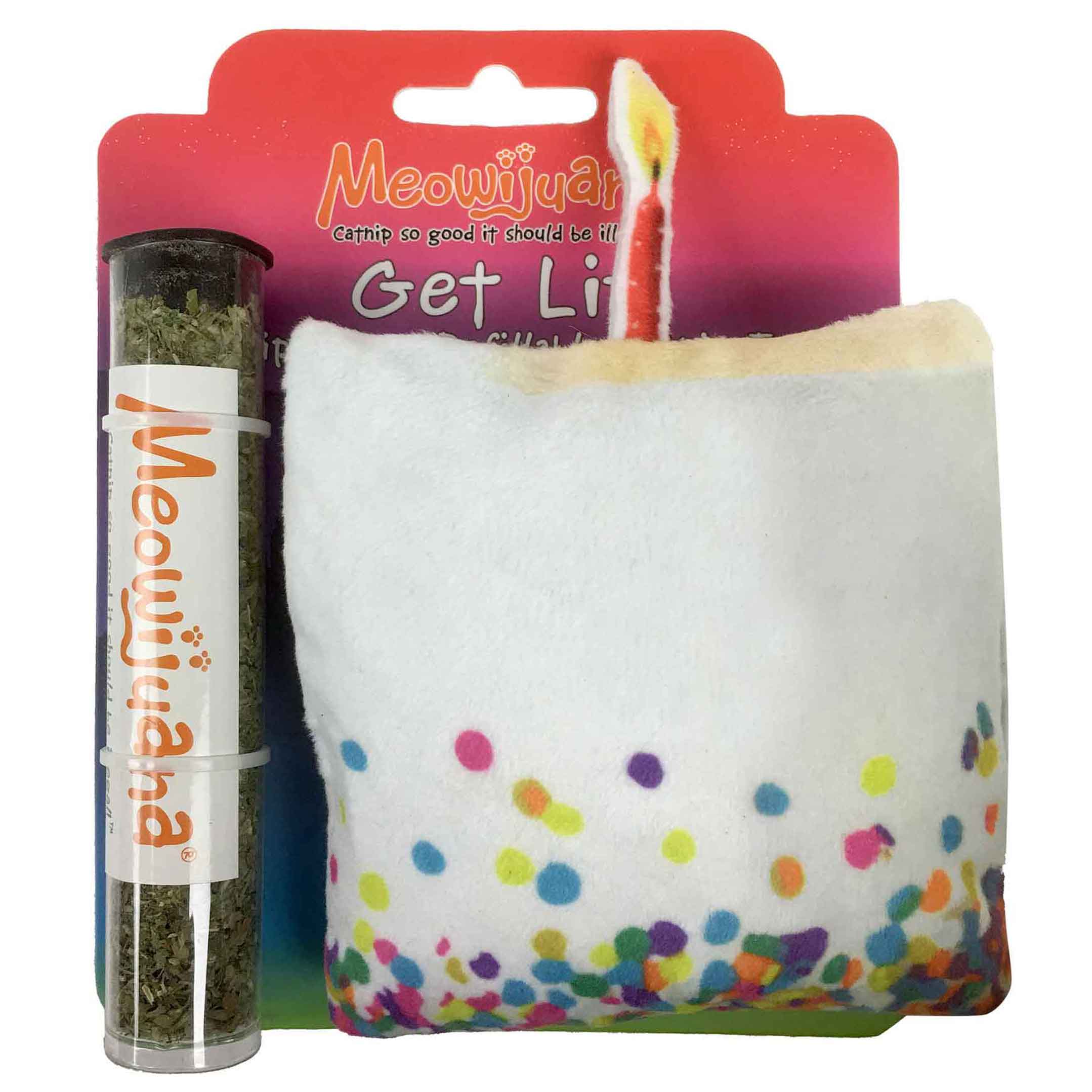 Meowijuana Catnip Cake Get Lit Cat Toy