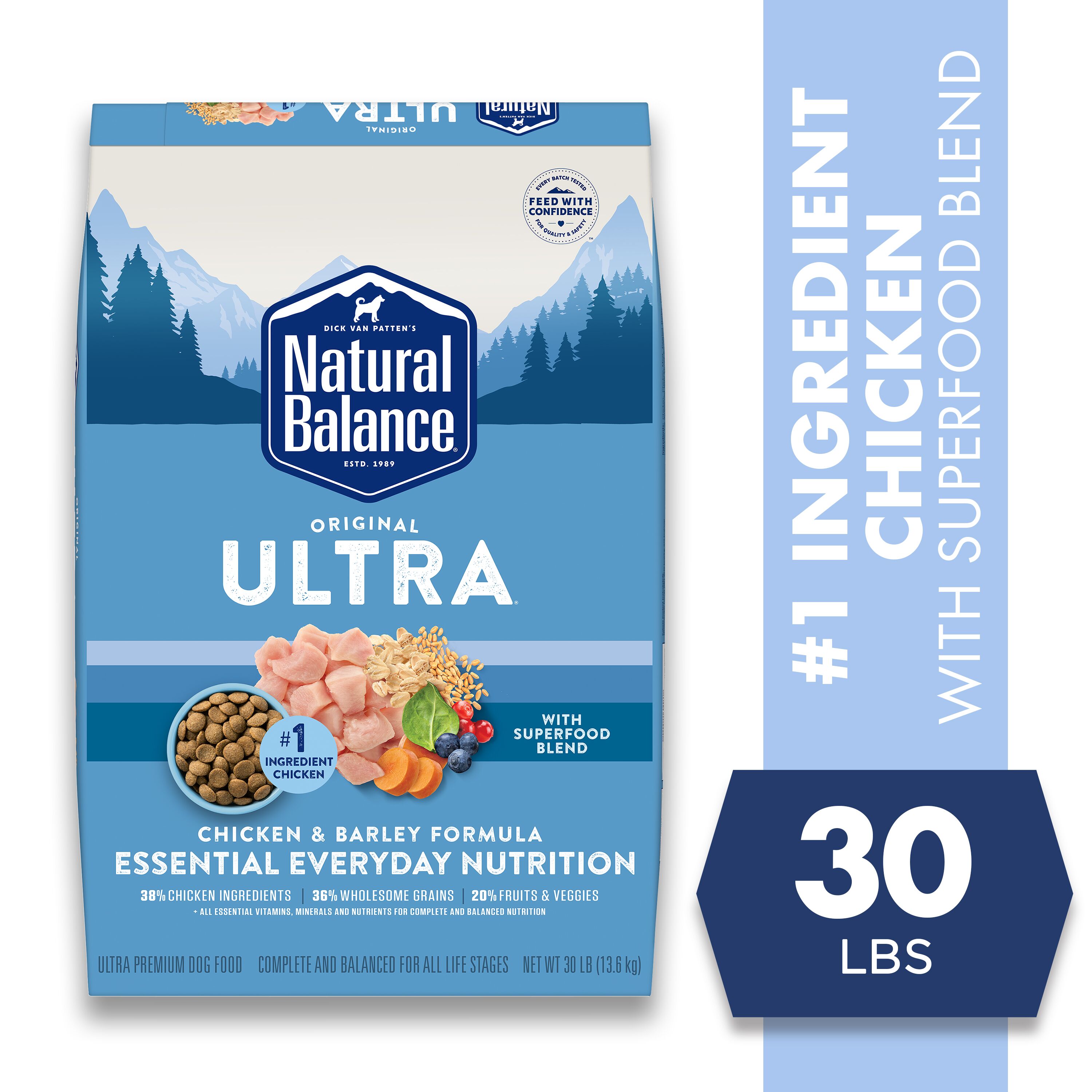 Natural Balance Ultra Dry Dog Food, 30 Pounds