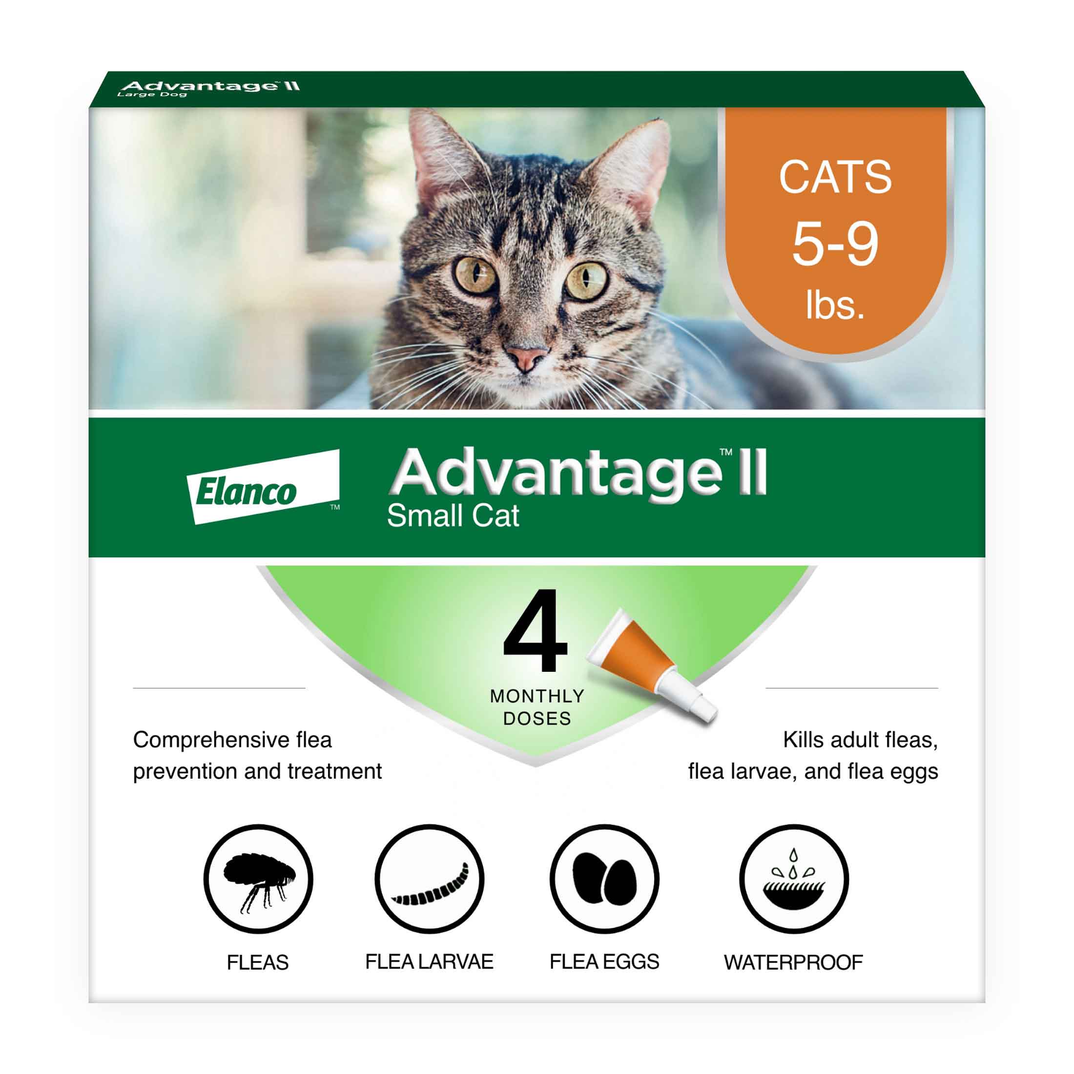 Advantage Ii Small Cat 4ct