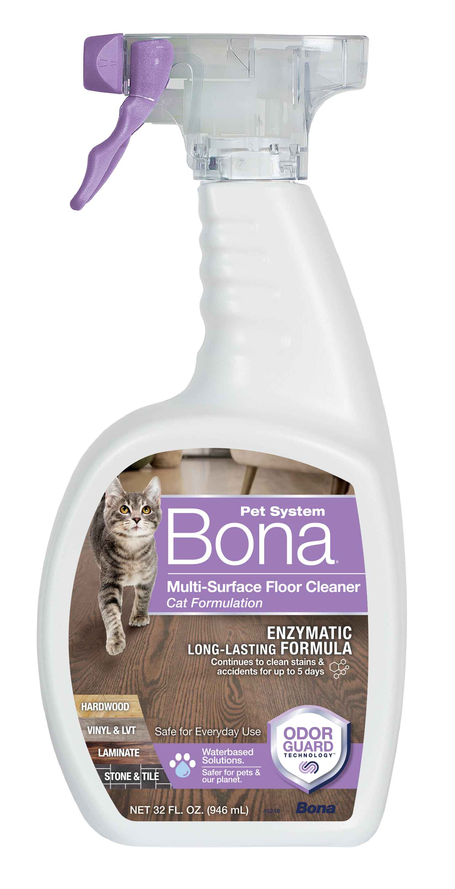 Bona Pet Cleaner Cat Multi Surface Floor 0.946lt