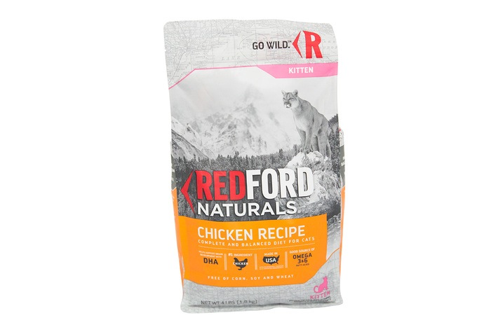 Redford Naturals Kitten Chicken Recipe Cat Food, 4 pounds