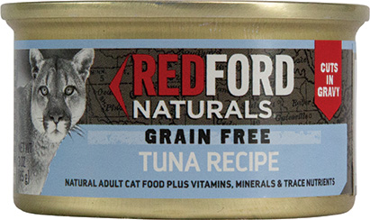 Redford Naturals Grain Free Cuts in Gravy Tuna Recipe Adult Cat Food, 3 ounce