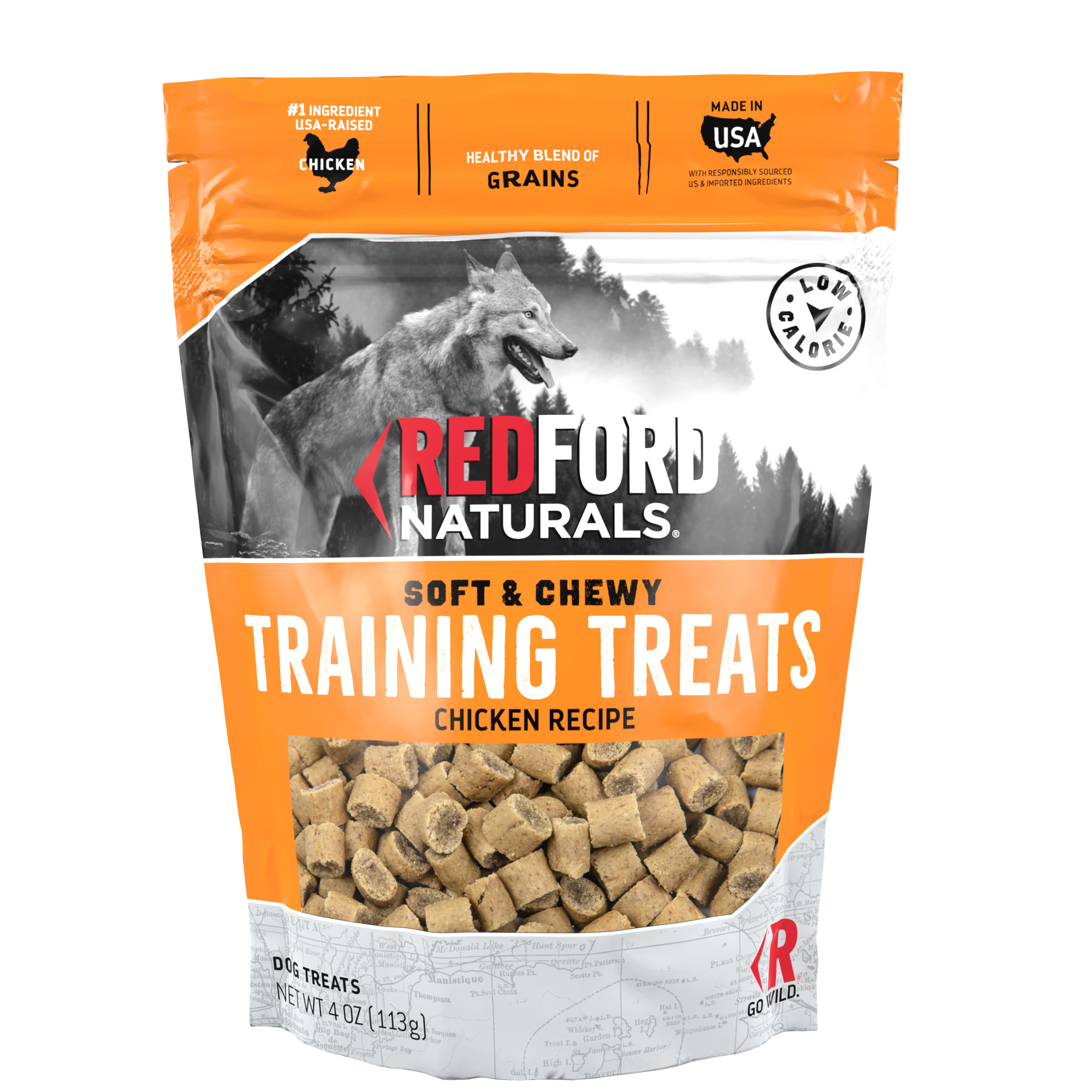 Redford Naturals Chicken Recipe Soft & Chewy Training Treats Dog Treat, 4 Ounces