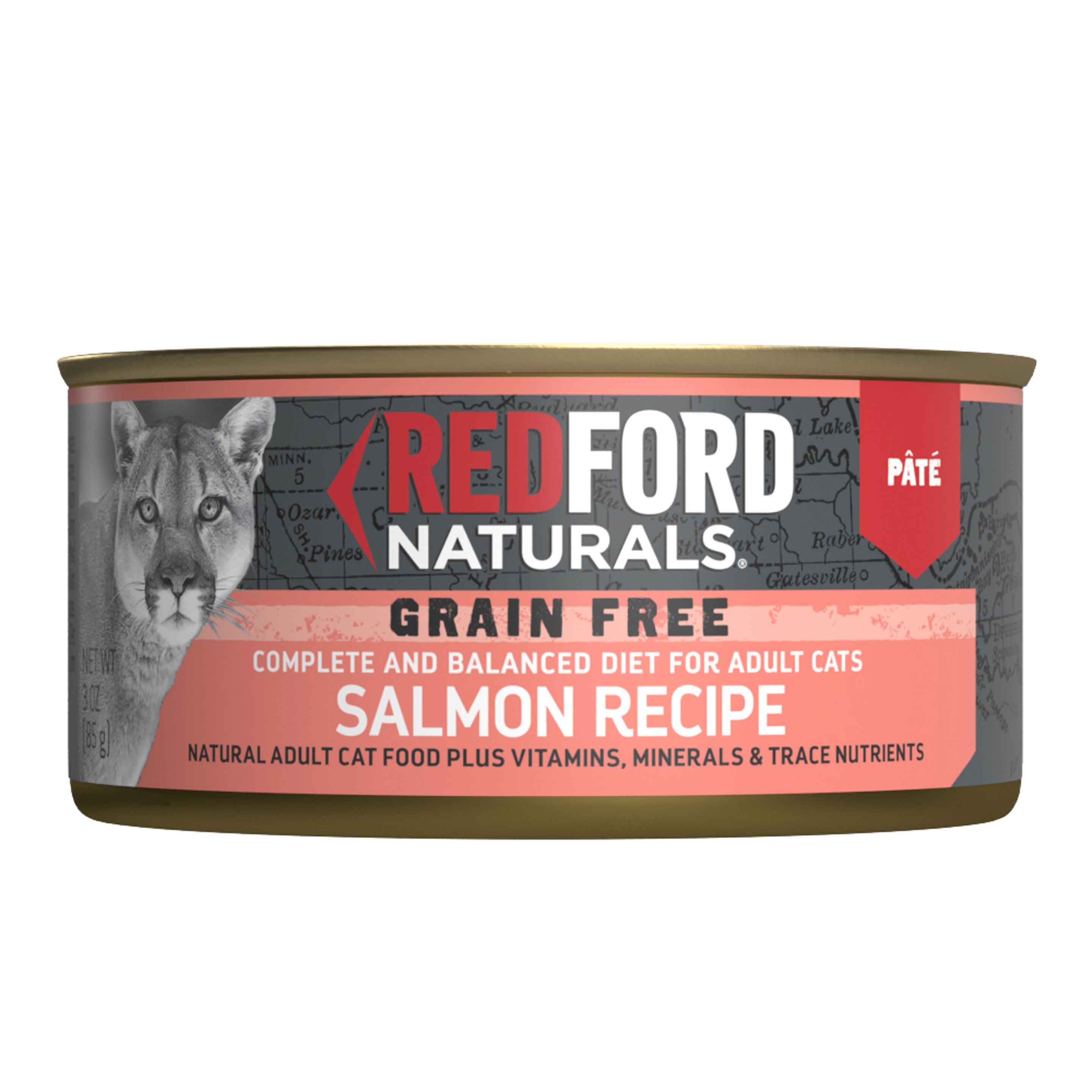 Redford Naturals Cat Food Ad Gf Salmon Pate 3oz